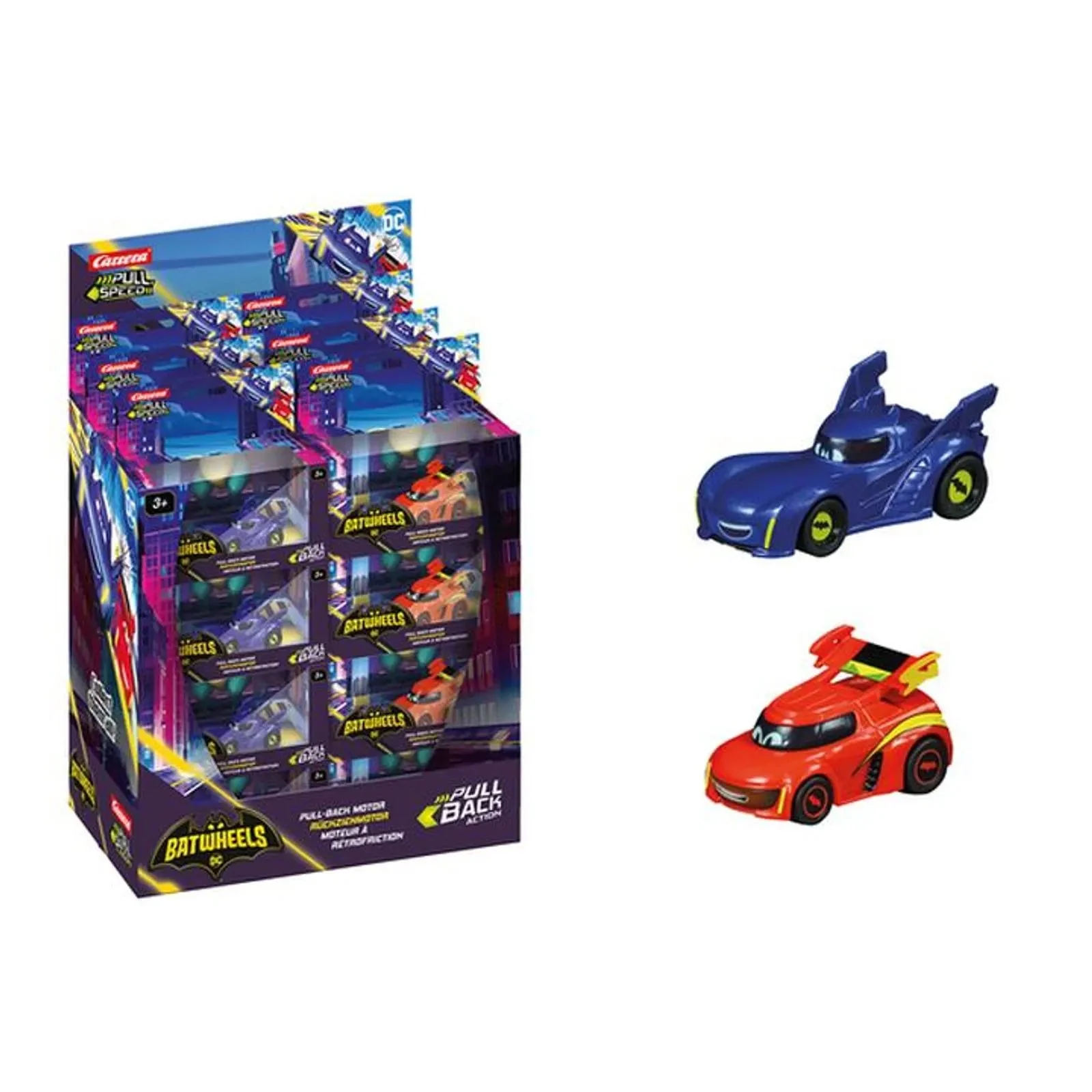 Carrera Pull N Speed Batwheels Assorted 1:43 17075