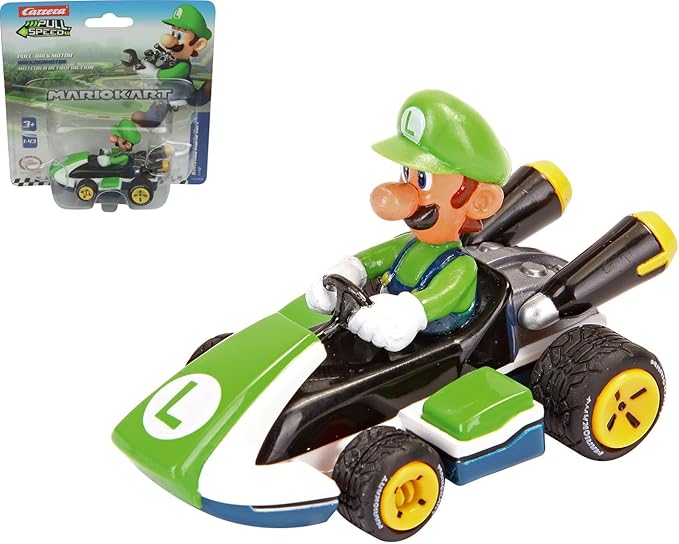 Carrera Pull N Speed Mario Kart 8 - Luigi Blister 18405 - Image 2