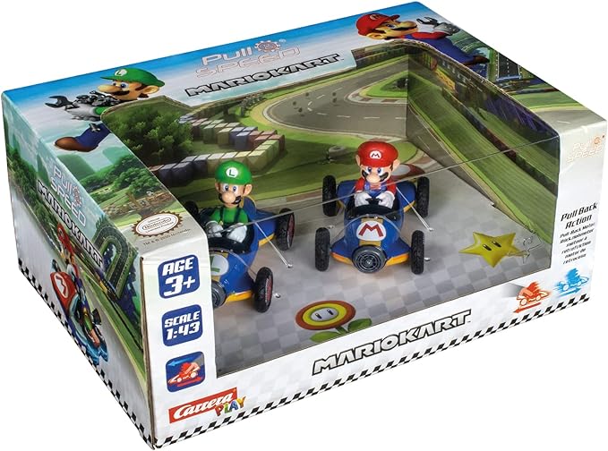 Carrera Pull N Speed Mario Kart Pack of 2 - Mach 8 13018 - Image 4