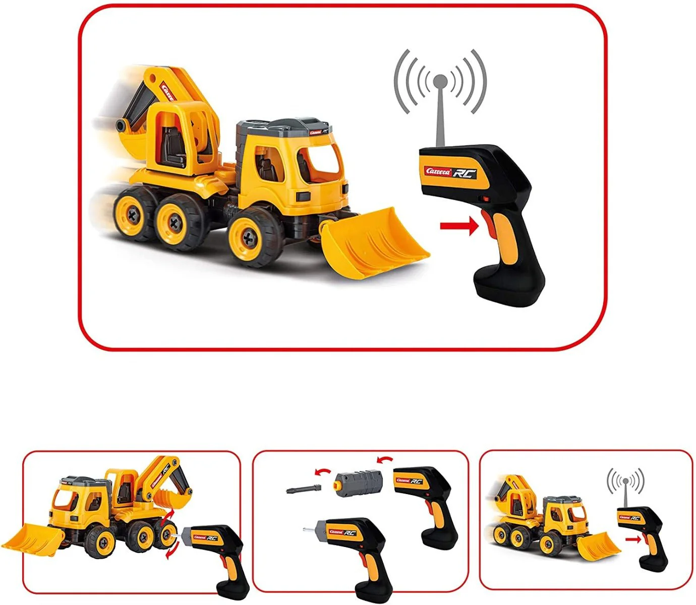Carrera RC First Backhoe Loader 1:18 Scale 181076 - Image 3