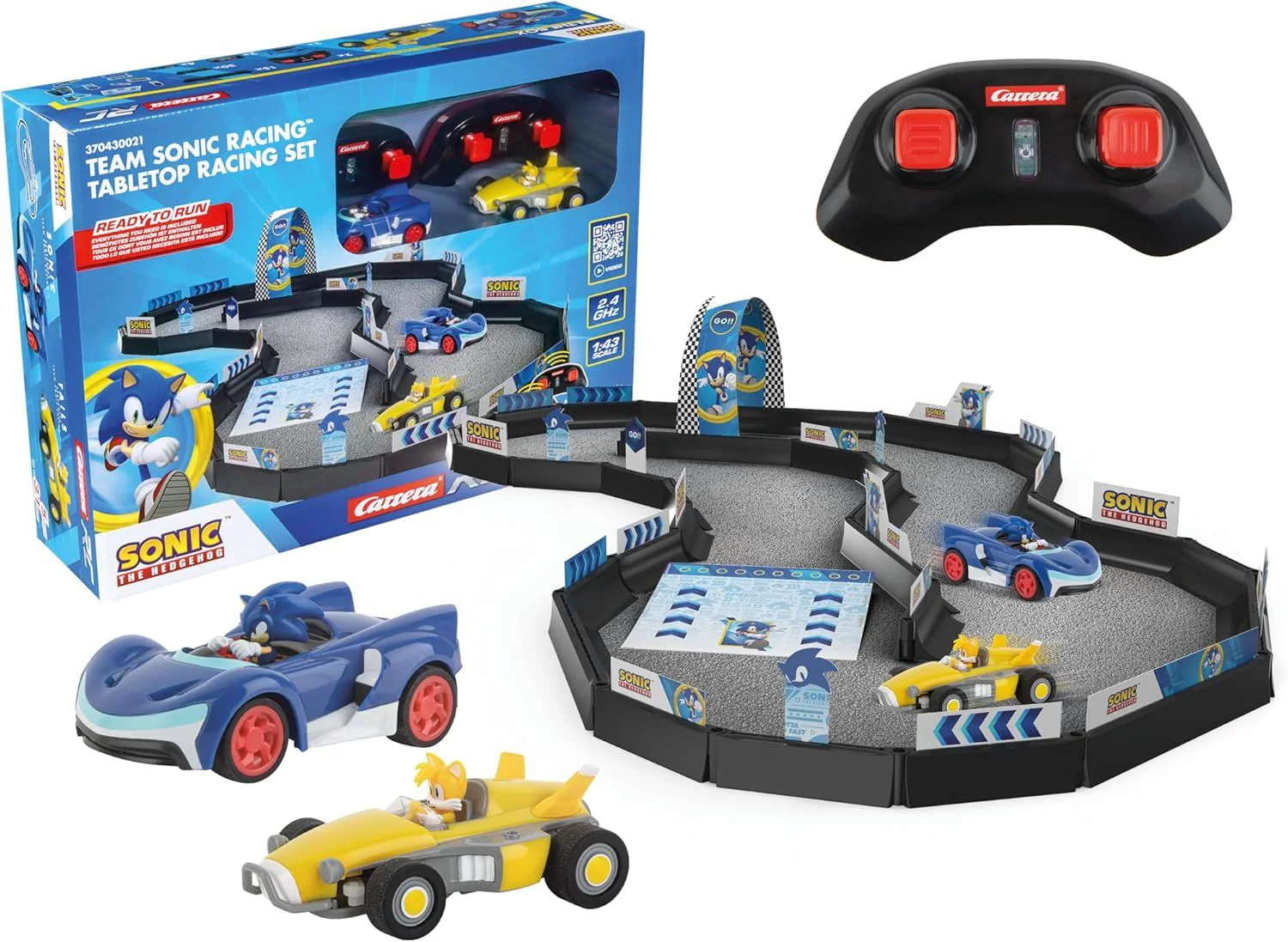 Carrera Team Sonic Racing Tabletop Racing Set 430021