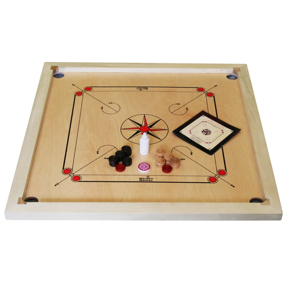 Carrom Board 33x33 Natural Board Game - Image 2