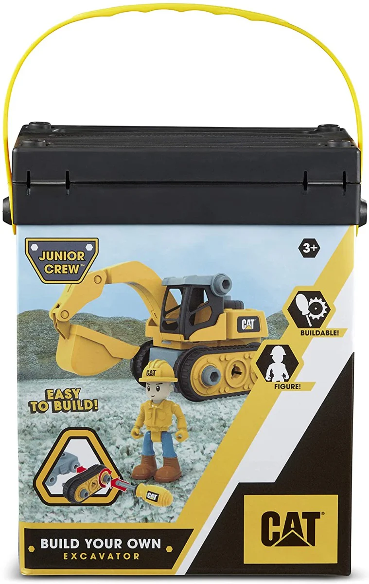 CAT Build Your Own Vehicle Junior Crew Excavator 80903 - Image 3