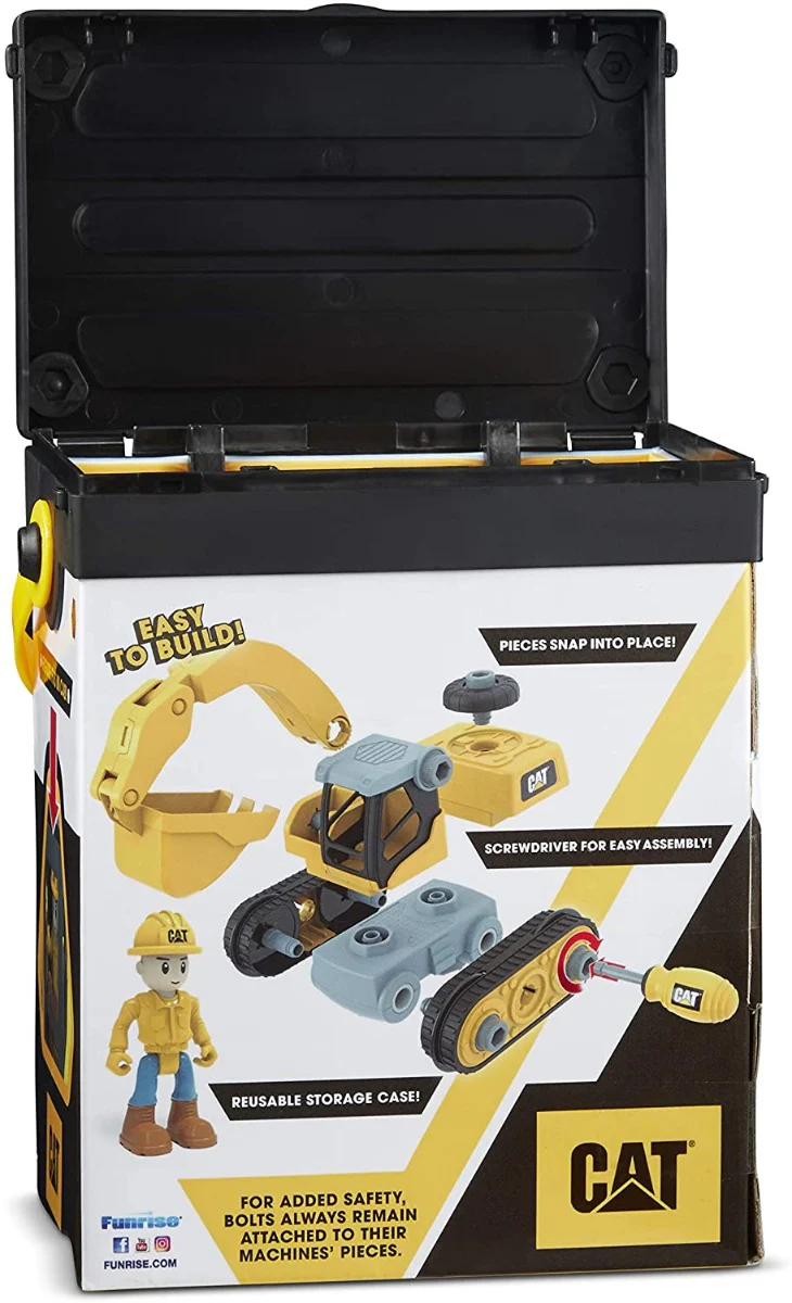 CAT Build Your Own Vehicle Junior Crew Excavator 80903 - Image 5