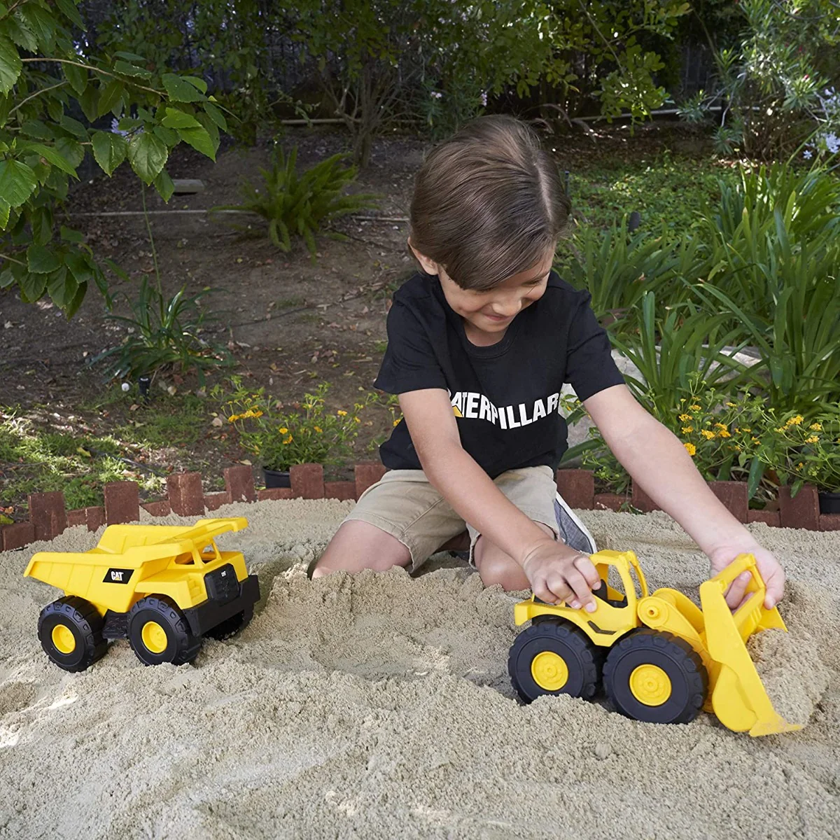 CAT Construction Fleet Dump Truck-Wheel Loader 10in 82046 - Image 6