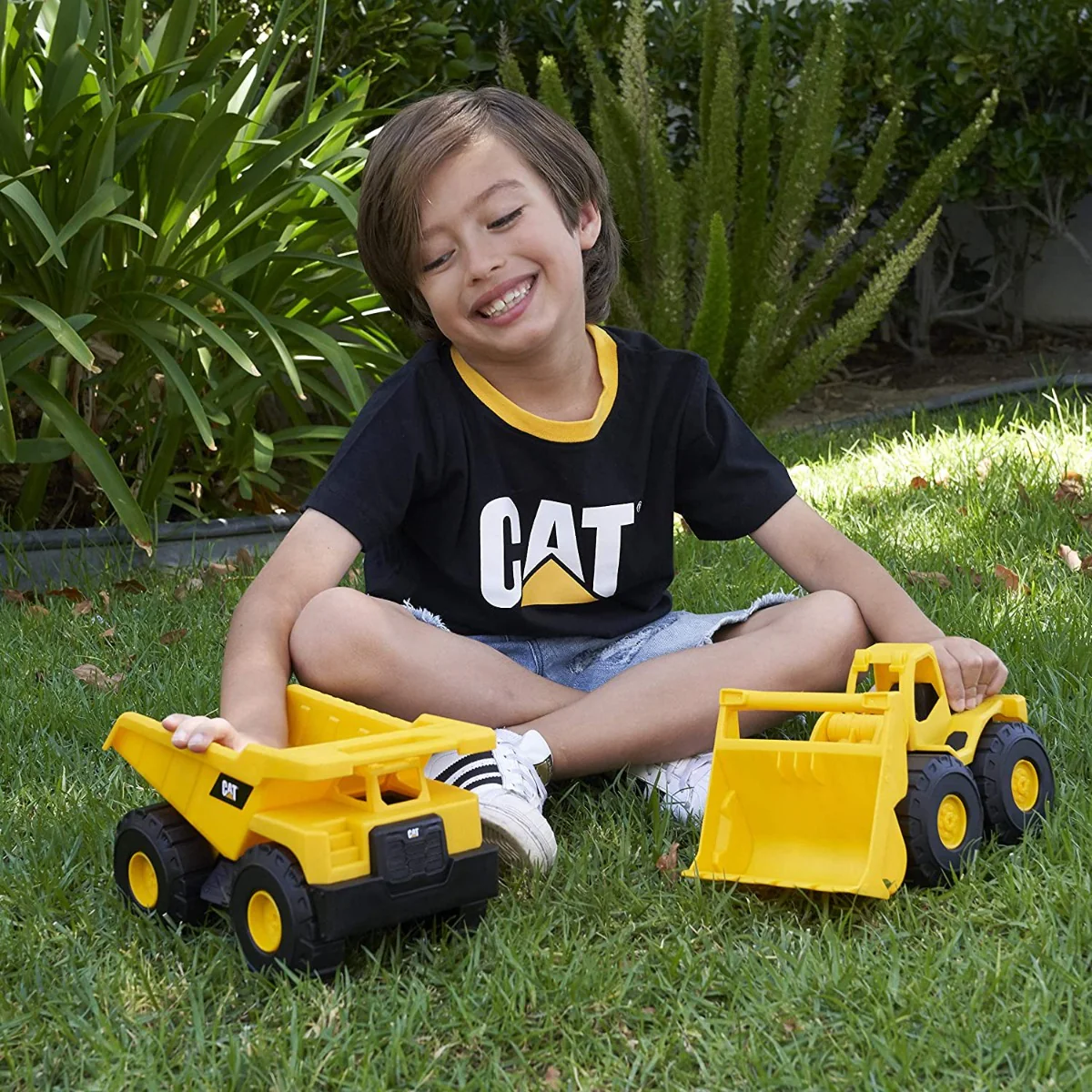 CAT Construction Fleet Dump Truck-Wheel Loader 10in 82046 - Image 8