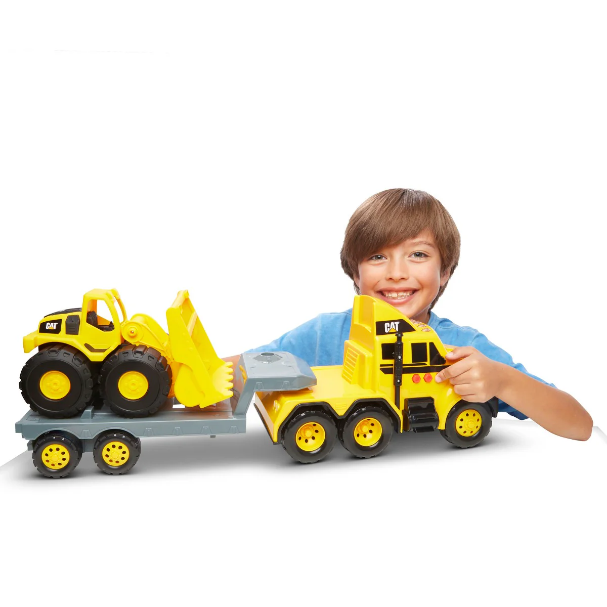 CAT Heavy Movers Flatbed With Bulldozer 82288 - Image 2