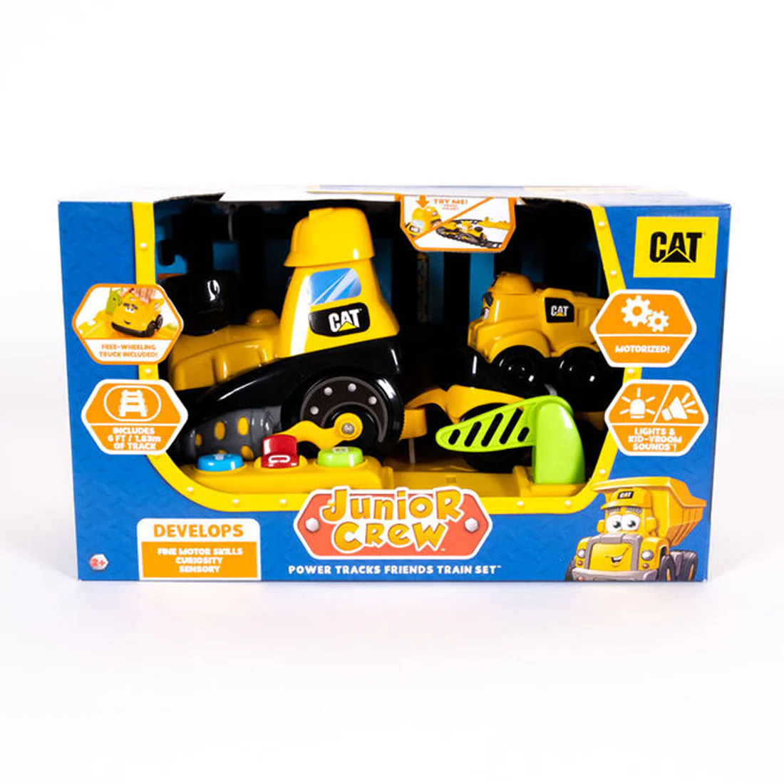 CAT Junior Crew Power Tracks Friends Train Set 82489