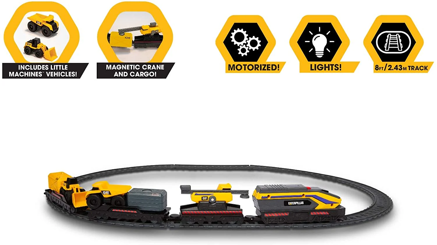 Cat Little Machines Power Tracks Train Set 82949