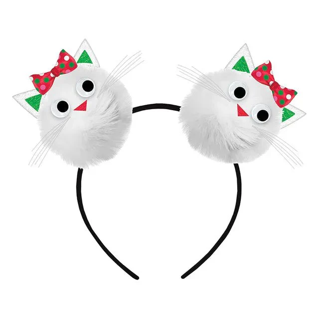 Cat Pompom Adult Headband 8402517