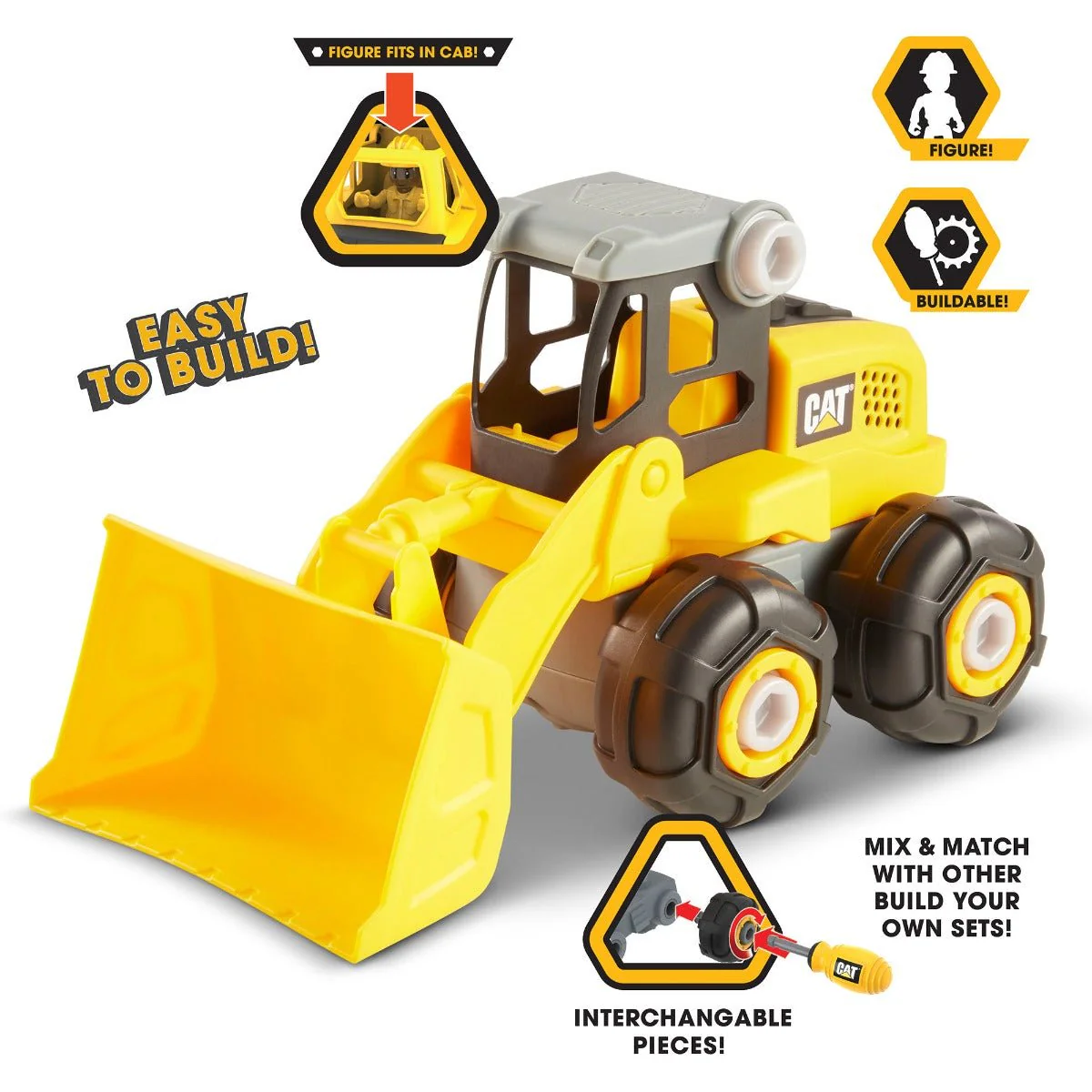 Caterpillar CAT Build Your Own Junior Crew Wheel Loader 80905 - Image 3