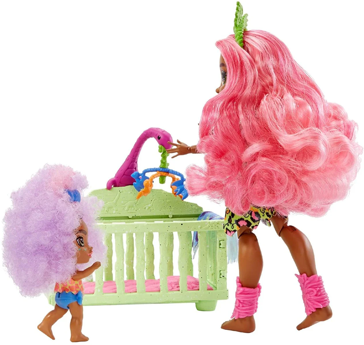 Cave Club Wild About Babysitting Playset with 2 Dolls and Accessories - GNL92 - Image 5