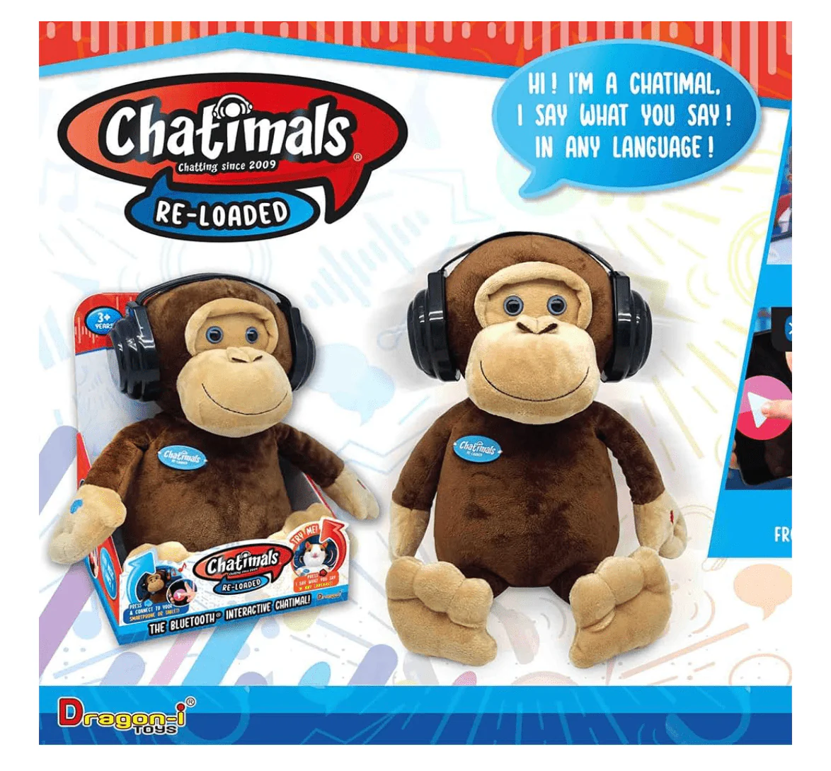 Chatimals Interactive Monkey Plush 80639 - Image 2