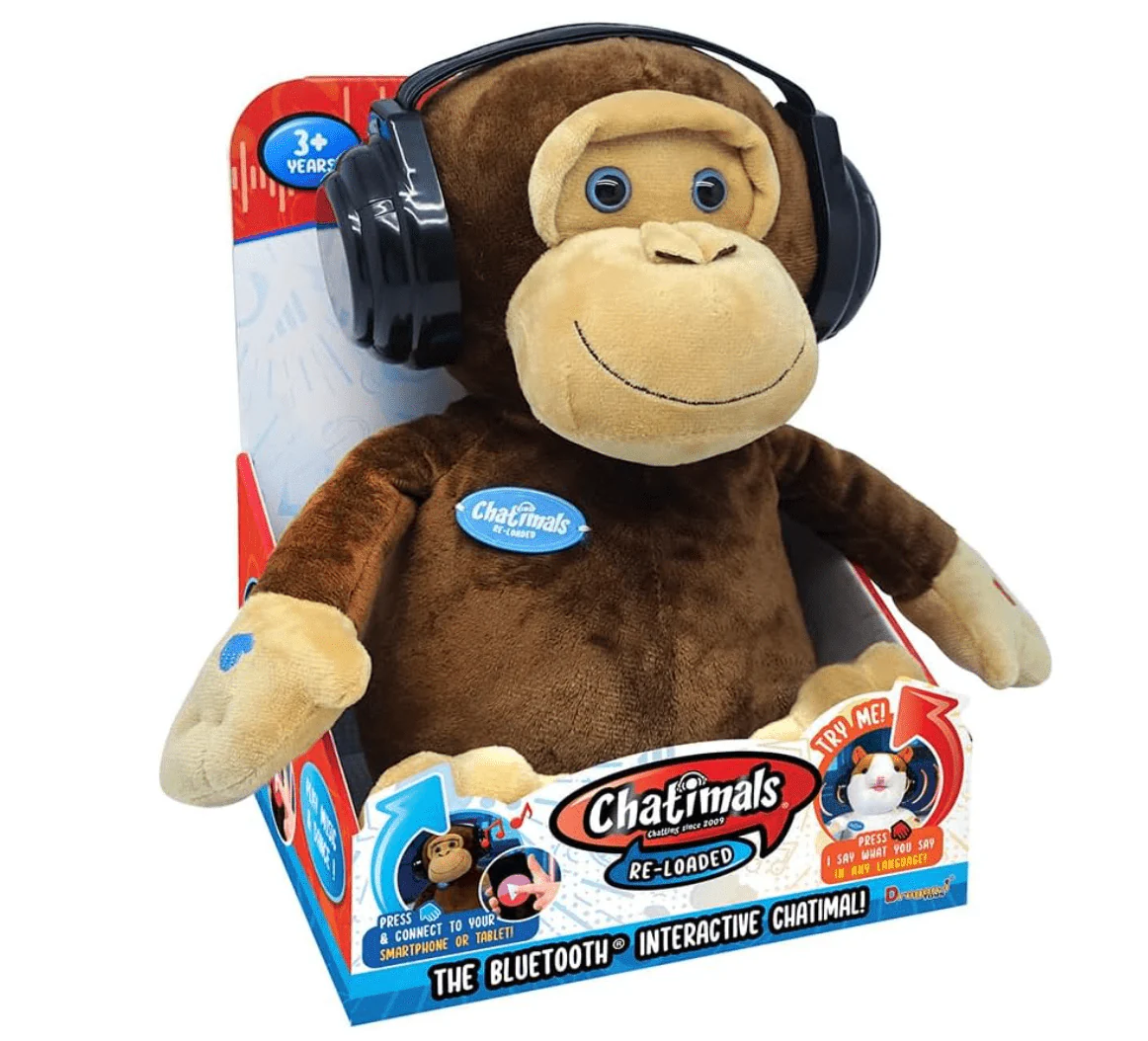 Chatimals Interactive Monkey Plush 80639 - Image 3