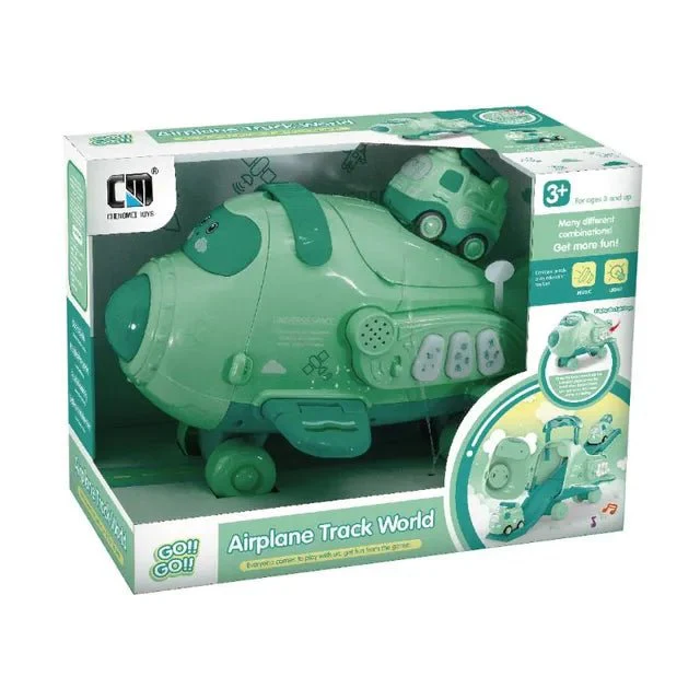 Chengmei Toys Airplane Track World - Green CLM-A8 - Image 2