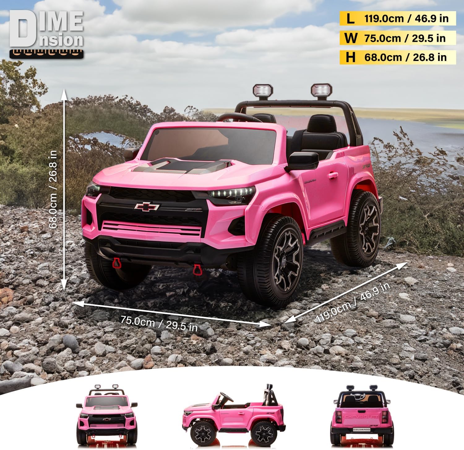 Chevrolet Colorado Ride On Car BBH-036 - Image 3