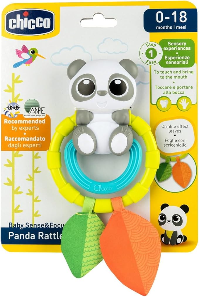 Chicco Panda Rattle – Baby Sensory Toy CH70077 - Image 3