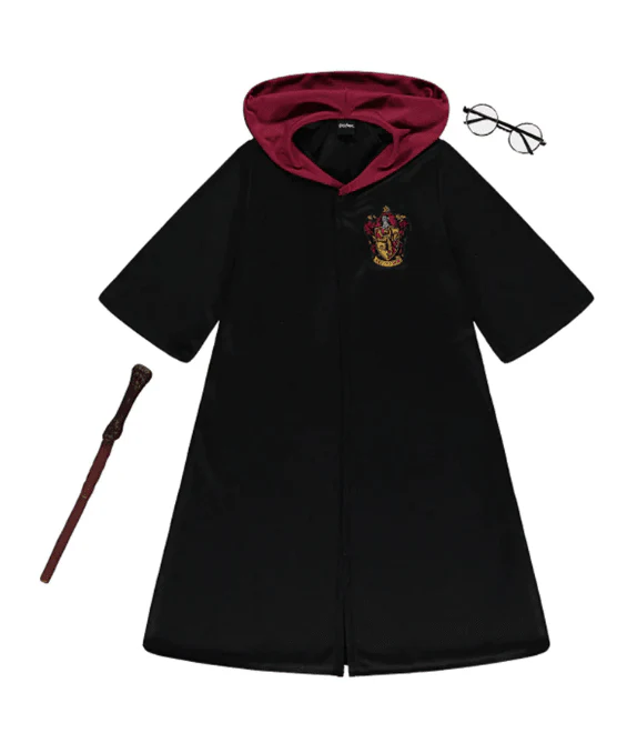 Child Harry Potter Robe Costume Kit 6-8 - Image 3