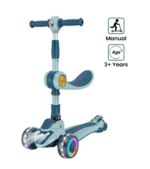 Child Scooter with Music Blue Y-ST3107