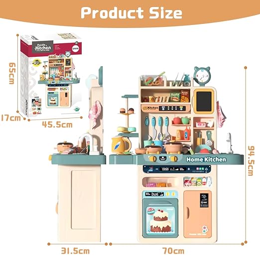 Children Music & Light Cooking Kitchen Play Set RX1800-1 - Image 3