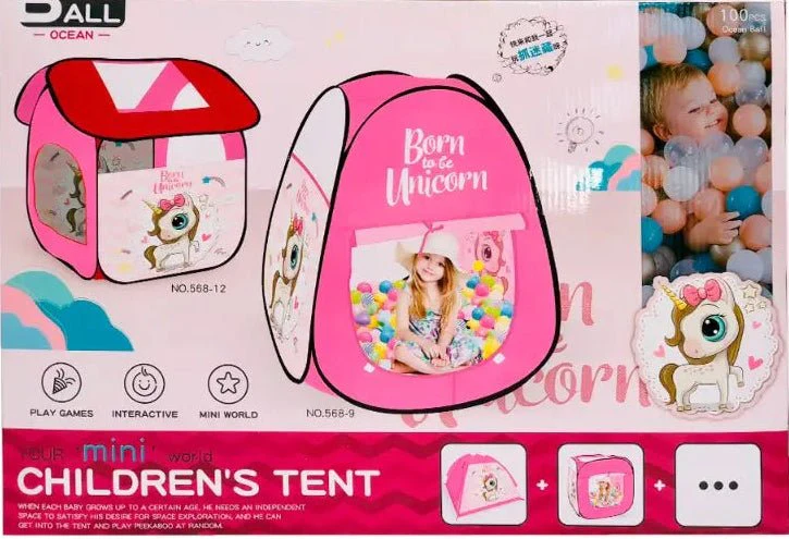Children's Tent With 100 Pcs Ocean Ball 568-12