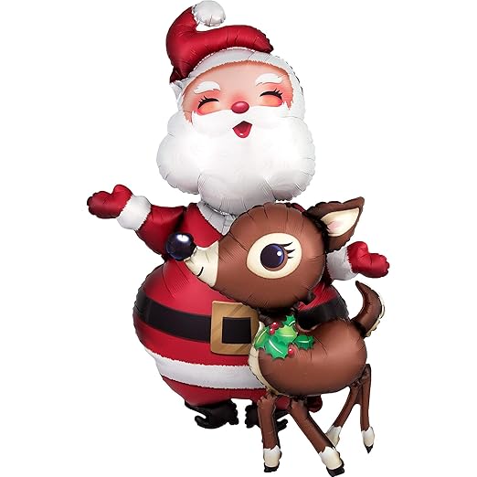 Christmas P93 Santa & Reindeer Airwalker 3829601