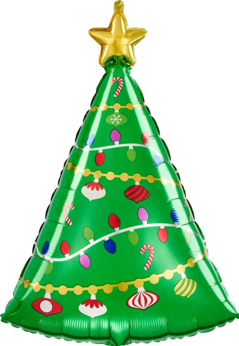 Christmas Tree Festive Foil Balloon S50 18inch 4335401