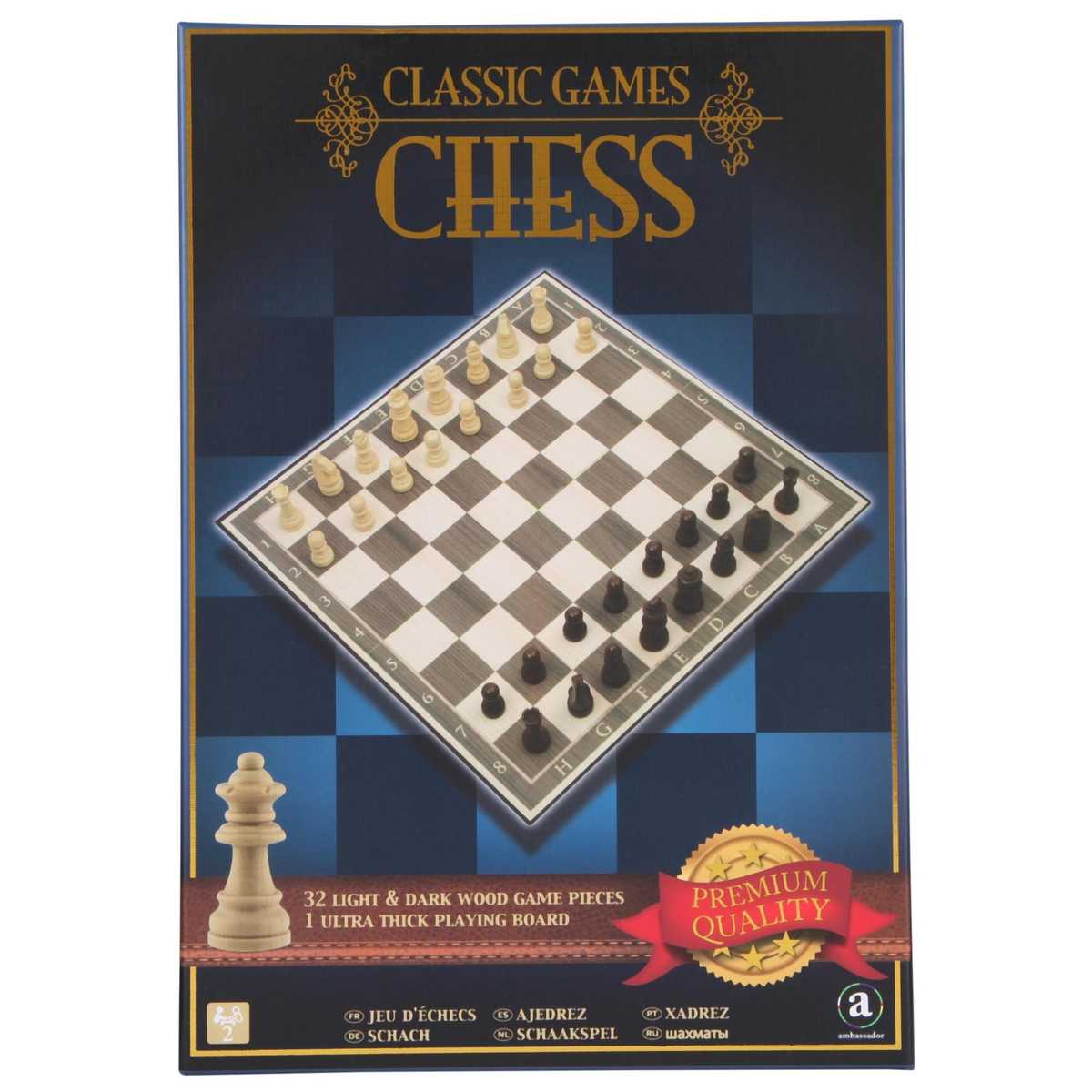 Classic Games Collection Wood Chess ST001
