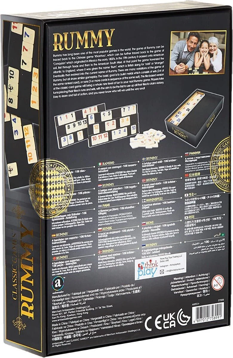 Classic Rummy Card Game Set ST006 - Image 3