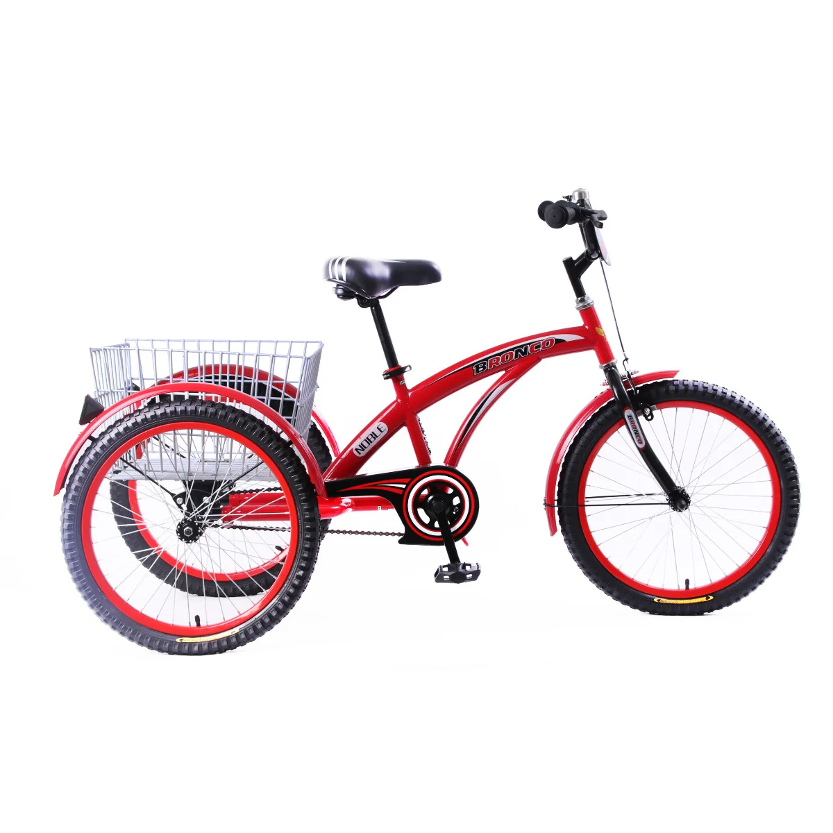 Classic Tricycle 20 Basket Red CL-2800 - Image 3