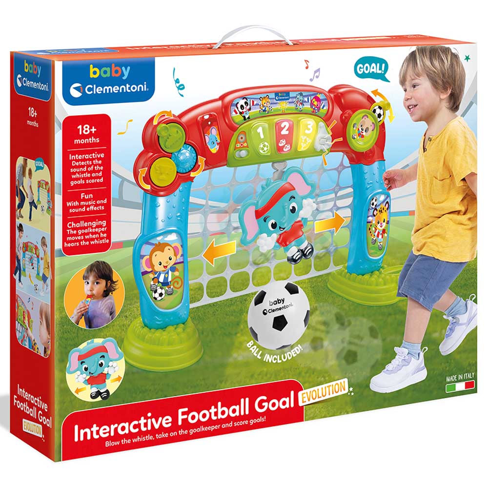 Clementoni Baby - Football Goal with Light and Sound 17659