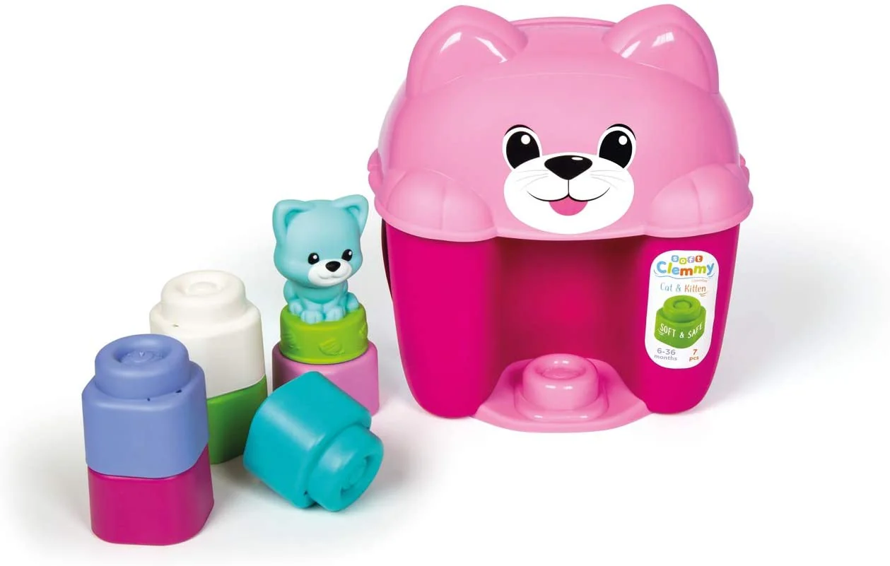 Clementoni Baby Soft Clemmy Cat & Kitty Bucket 17295