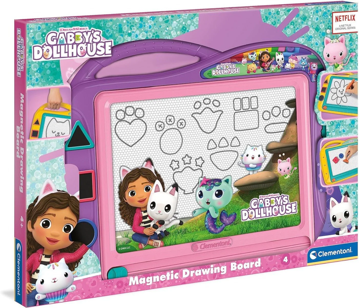Clementoni Gabby's Dollhouse Magnetic Drawing Board 18787 - Image 2