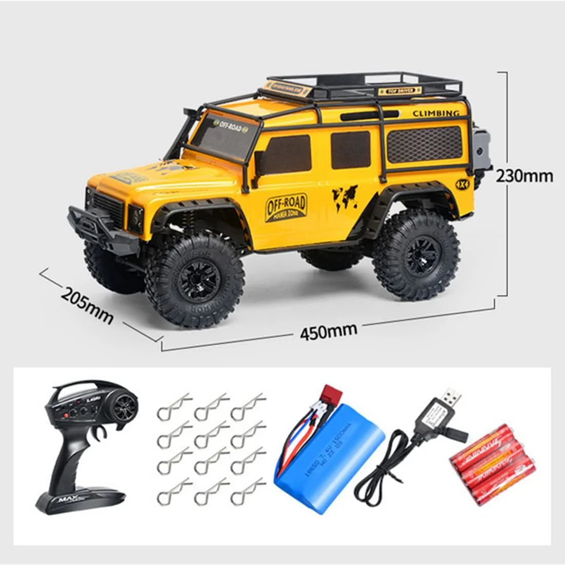 Climbing Beast 4WD Rally Car 1:10 Scale HB-ZP1005 - Image 4