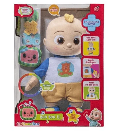 Cocomelon Boo Boo JJ Interactive Light-up Plush 12inch CMW0249