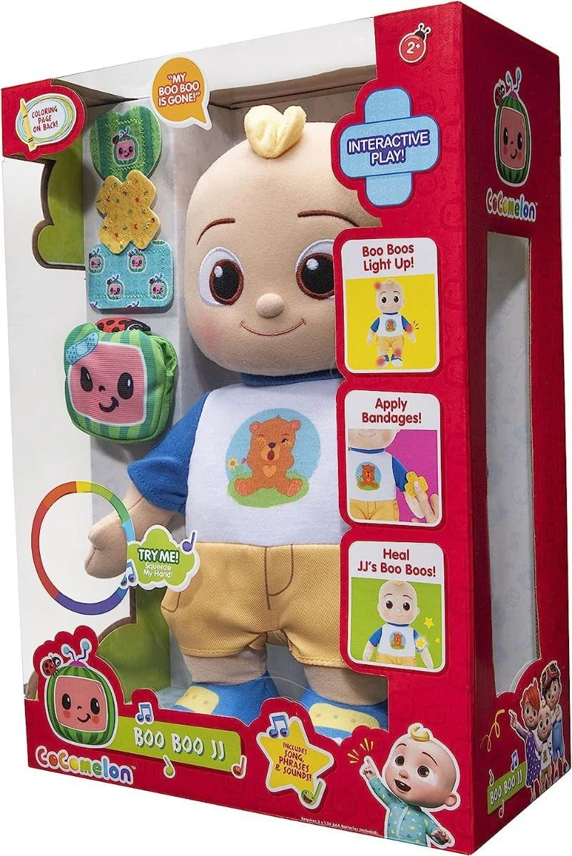 Cocomelon Boo Boo JJ Interactive Light-up Plush 12inch CMW0249 - Image 2