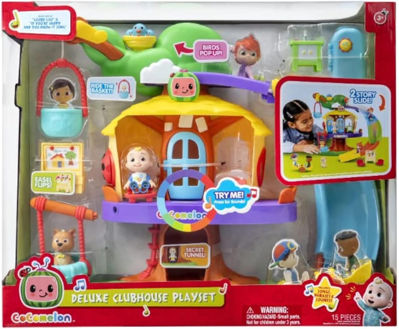 Cocomelon Deluxe Clubhouse Playset CMW0251 - Image 4