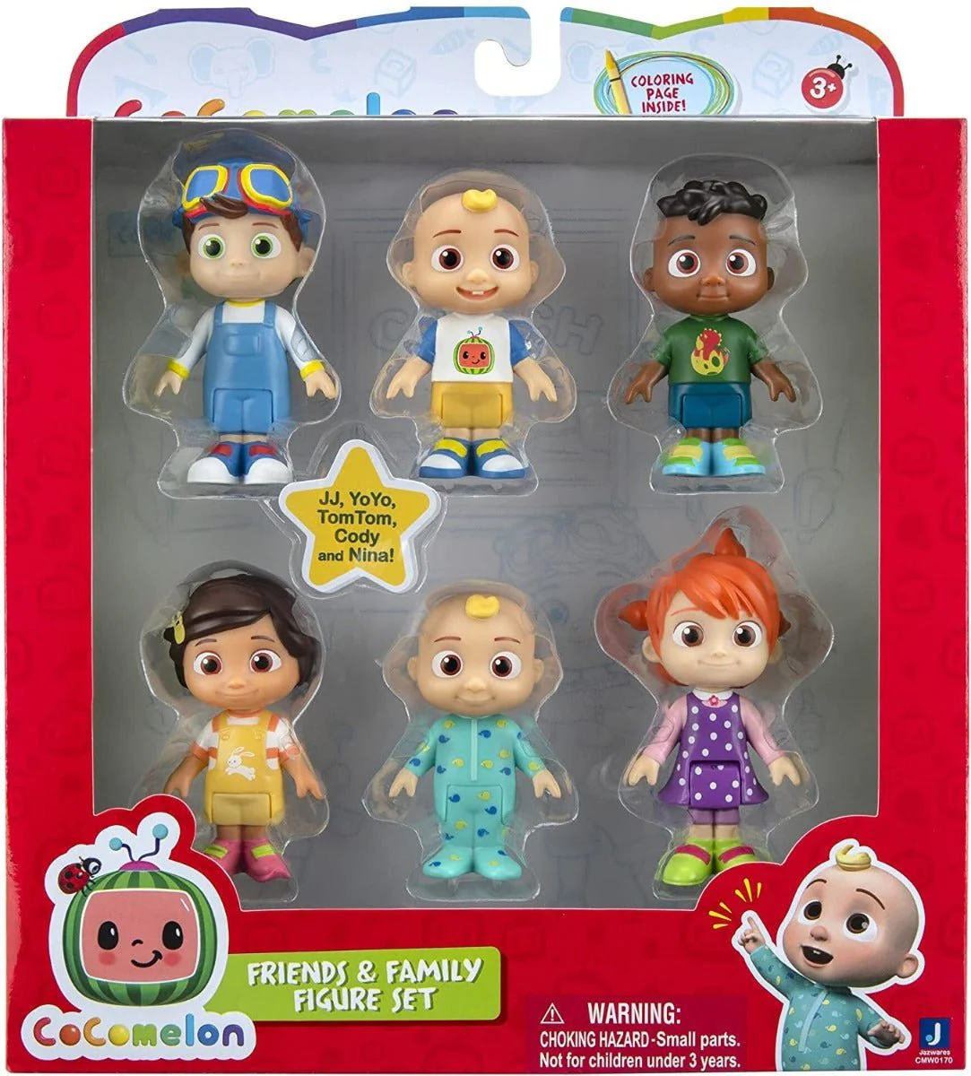 Cocomelon Family Set Figure 6-pack CMW0170 - Image 3