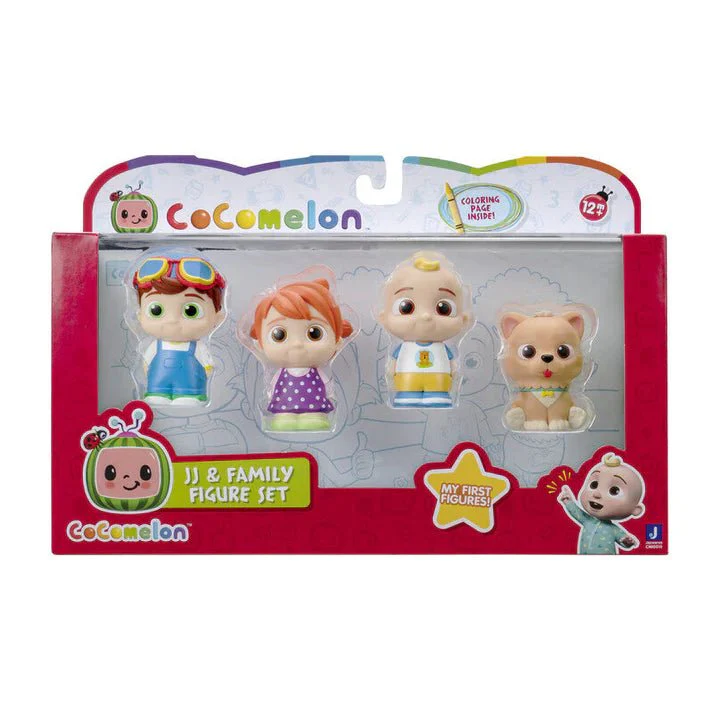 Cocomelon JJ And Family Set Figure 4-pack CMI0010