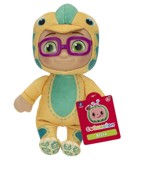 Cocomelon JJ and Friends Dino Costume Doll 8inch - Bella CMW0329/CMW0017