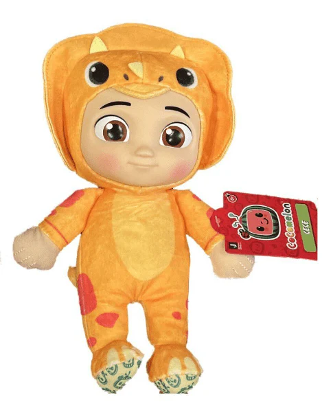 Cocomelon JJ and Friends Dino Costume Doll 8inch - Cece CMW0331/CMW0017