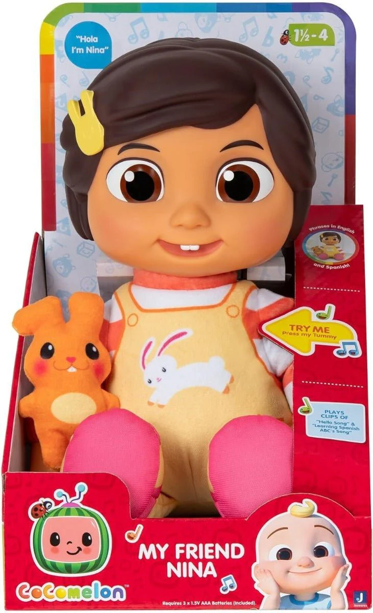 Cocomelon My Friend Nina Roto Doll CMW0454 - Image 7