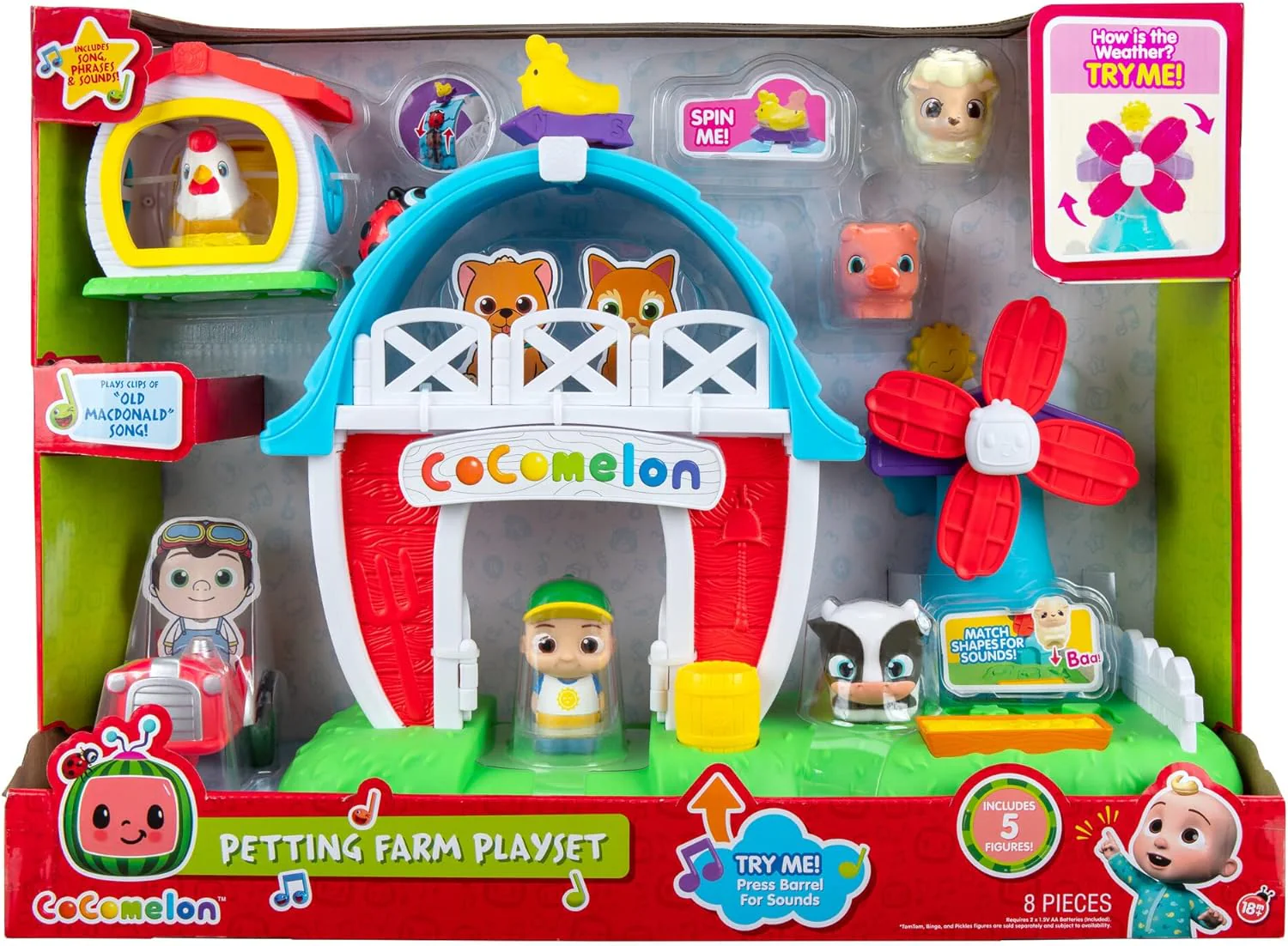 Cocomelon Petting Farm Playset CMI0011 - Image 11