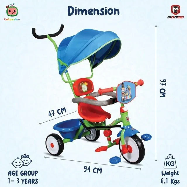 Cocomelon Tricycle XG9103-T7 - Image 5