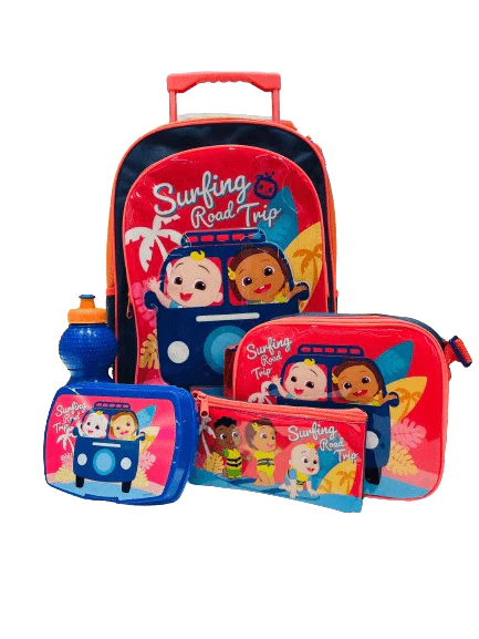 Cocomelon Trolley Bag 16 inch - 5 in 1 Value Pack FKVP-02207 - Image 2