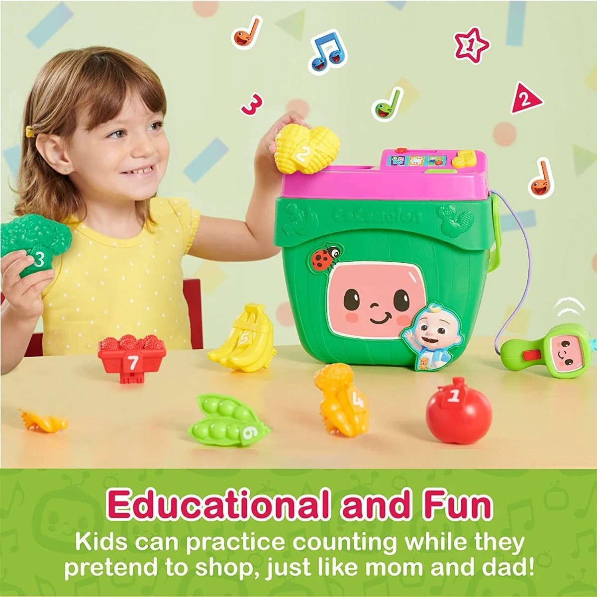Cocomelon Veggie Fun Learning Basket 96199 - Image 2