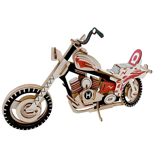 Cocoon 3D Wooden Puzzle Motorcycle HG-B003