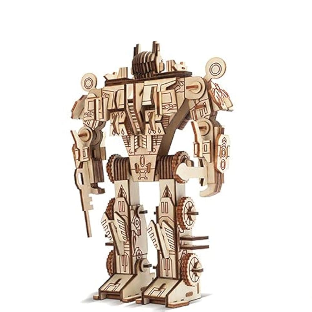 Cocoon 3D Wooden Puzzle Robot-II HG-D032