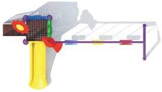 Colorland Toys Latest Design 4 In 1 Outdoor Play Toys Equipment Set - Image 2