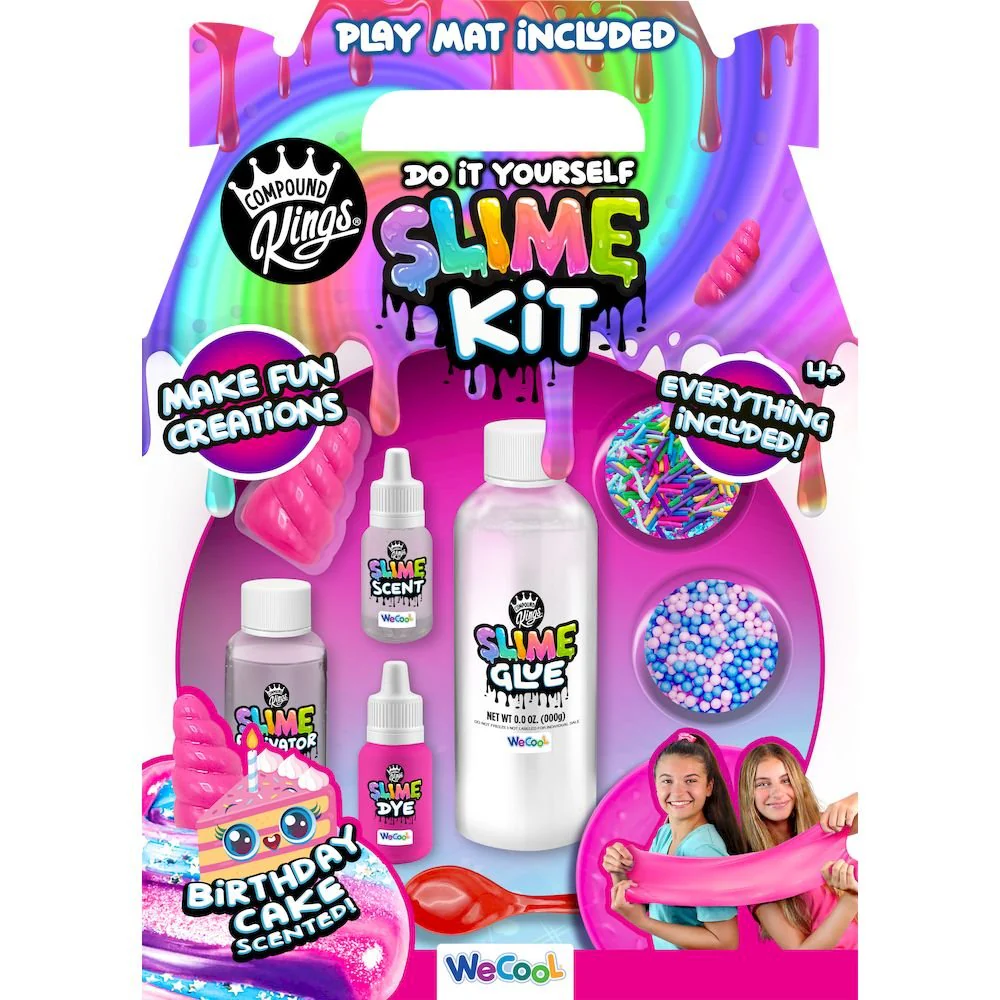 Compound Kings DIY Slime Kit Birthday Cake 112563